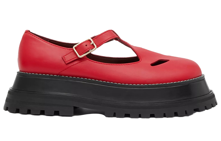 Burberry Casual Shoes Women's Red