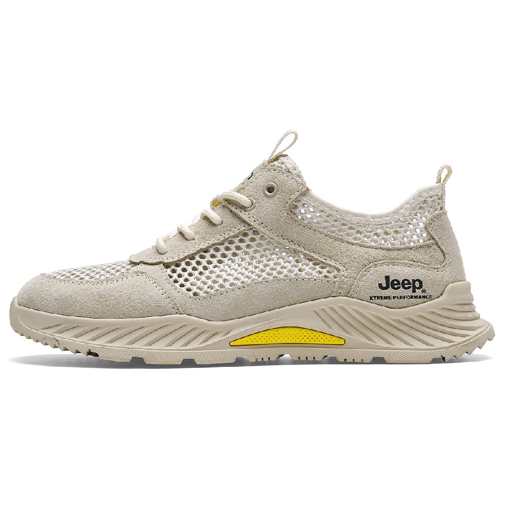 Jeep Low-Top Outdoor Shoes Men's Light Umber