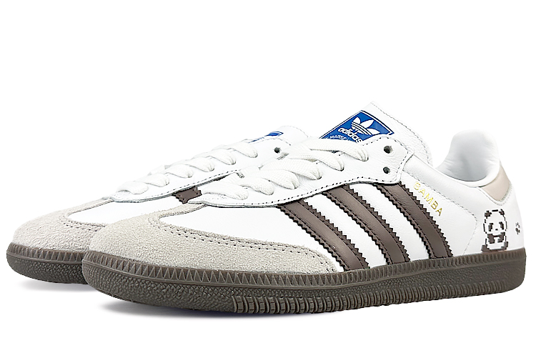 Adidas Originals Samba Low-Top Skateboard Shoes Unisex Brown White купить в интернет-магазине Yoocart с быстрой доставкой по России.