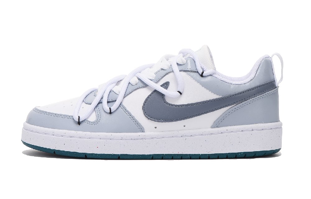 Nike Court Borough Low 2 Low-Top Skateboard Shoes GS Haze Blue