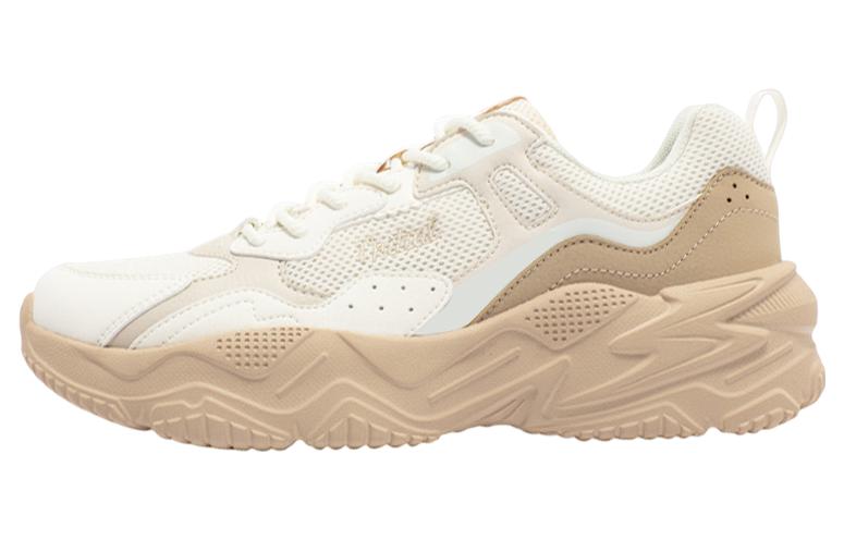 361° Ode Anti Slip Wear Resistant Low Top Sports Casual Shoes Women's White Umber