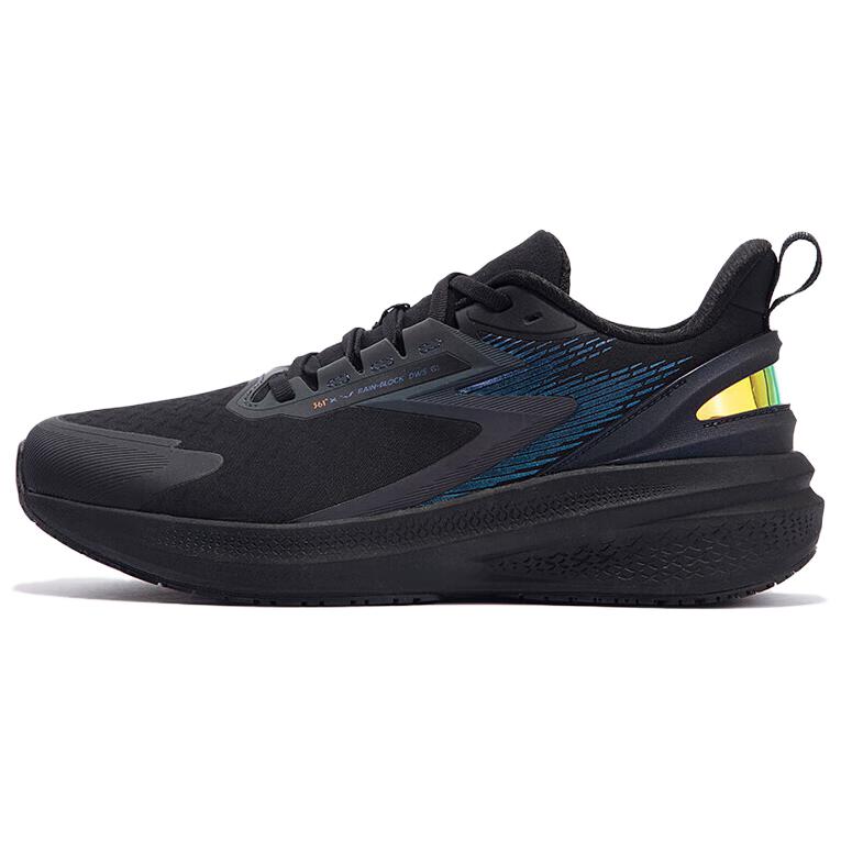 361° Abrasion Resistant Low Top Running Shoes Men's Black