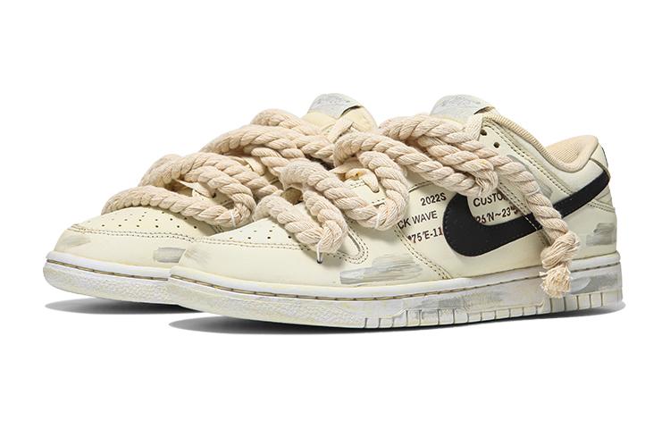 Nike Dunk 'White Sail' Anti Slip And Wear Resistant Lightweight Low Top Skateboard Shoes Women's Ecru купить в интернет-магазине Yoocart с быстрой доставкой по России.