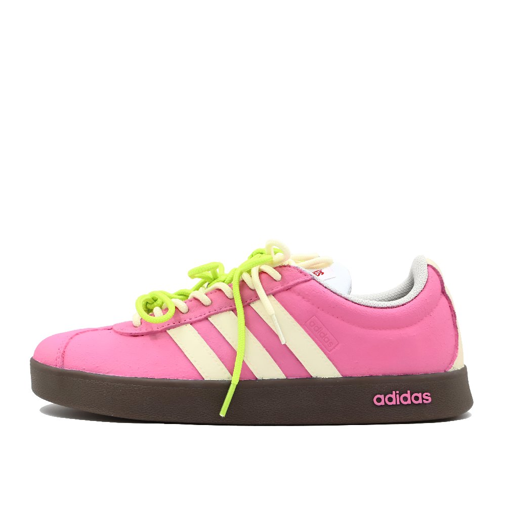 Adidas Neo Vl Court Classic Sweetheart Guava Shock Absorbers Low Top Skateboard Shoes Unisex Rose Red