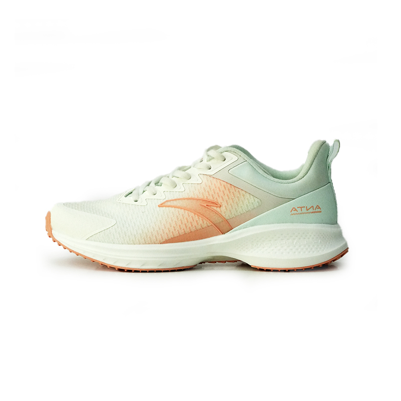 Anta Cushioning, Slip Resistant, And Abrasion Resistant Low Top Running Shoes Women's Smoky Mist
