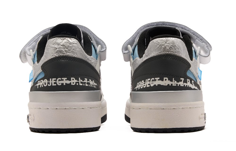 Adidas Originals FORUM Anti-Slip Wear-Resistant Low-Top Skateboard Shoes Unisex Black White