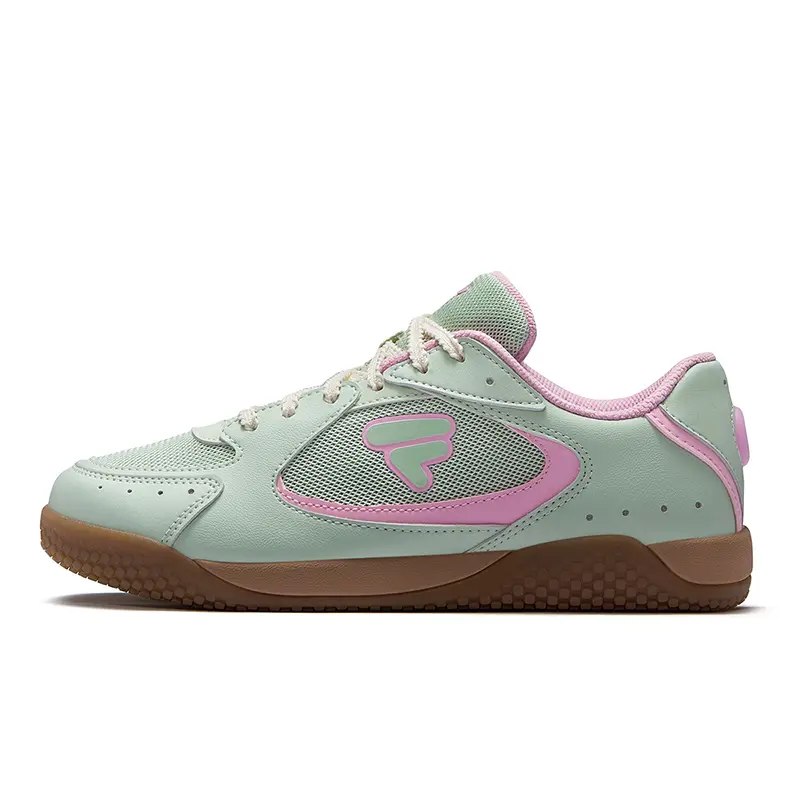 FILA FUSION WING Shoes Low Top Skateboard Shoes Women's Light Green Lilac Pink