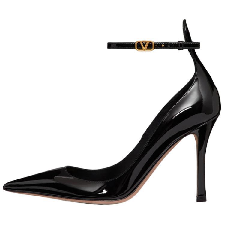 Valentino Garavani Tan-Go 100mm Patent Leather Pumps