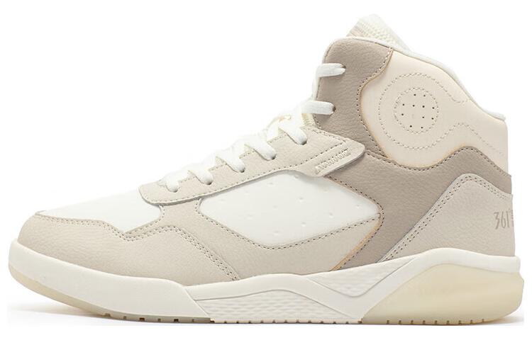 361° Winter Syndrome Wear-resistant And Lightweight High-Top Skateboard Shoes Women's White