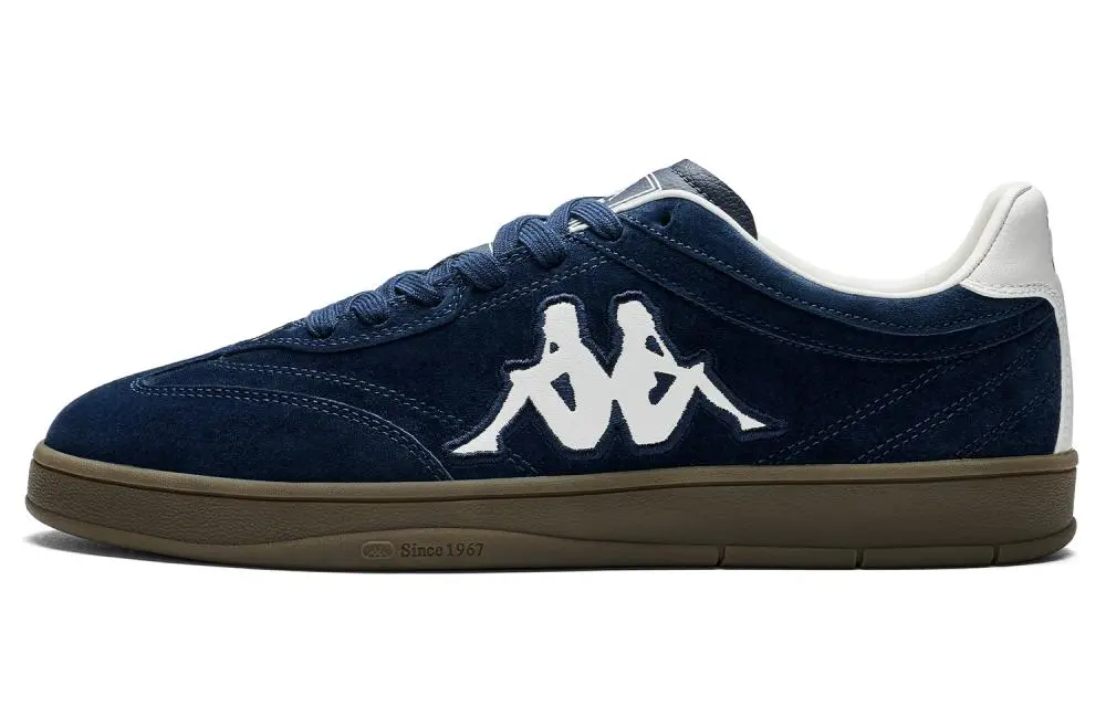 Kappa Tifo Back to Back Anti Slip Wear Resistant Low Top Skateboard Shoes Unisex Midnight Blue