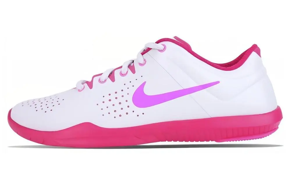 Nike Studio Trainer Cushioned Slip-Resistant Abrasion-Resistant Breathable Low-Top Training Shoes Women's White Pink