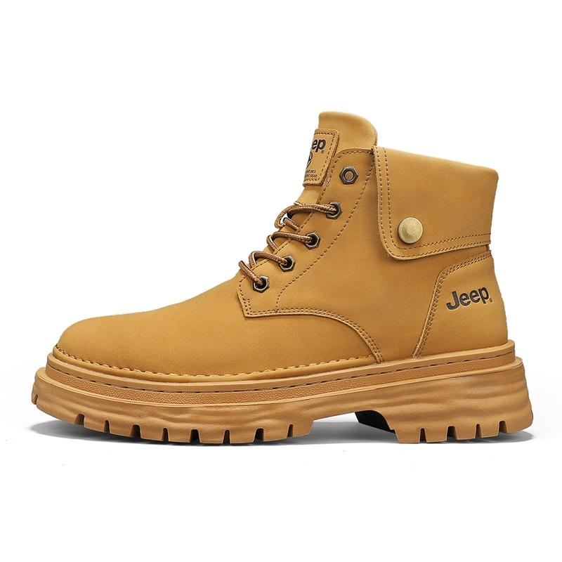 Jeep Martin Boots Men Earth Yellow