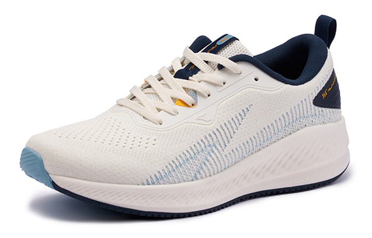 361° Slip Resistant, Abrasion Resistant, Breathable, Lightweight Low Top Running Shoes Men's White Blue