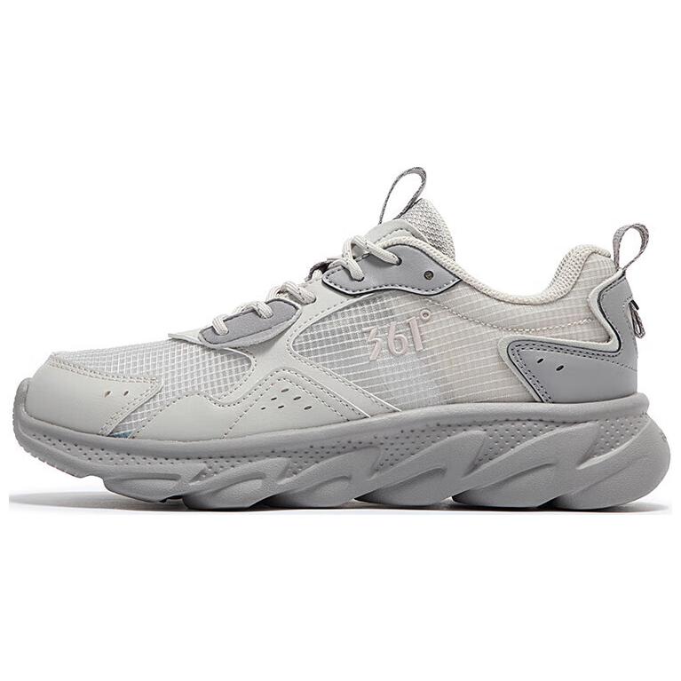 361° Abrasion Resistant Low Top Running Shoes Women's Gray
