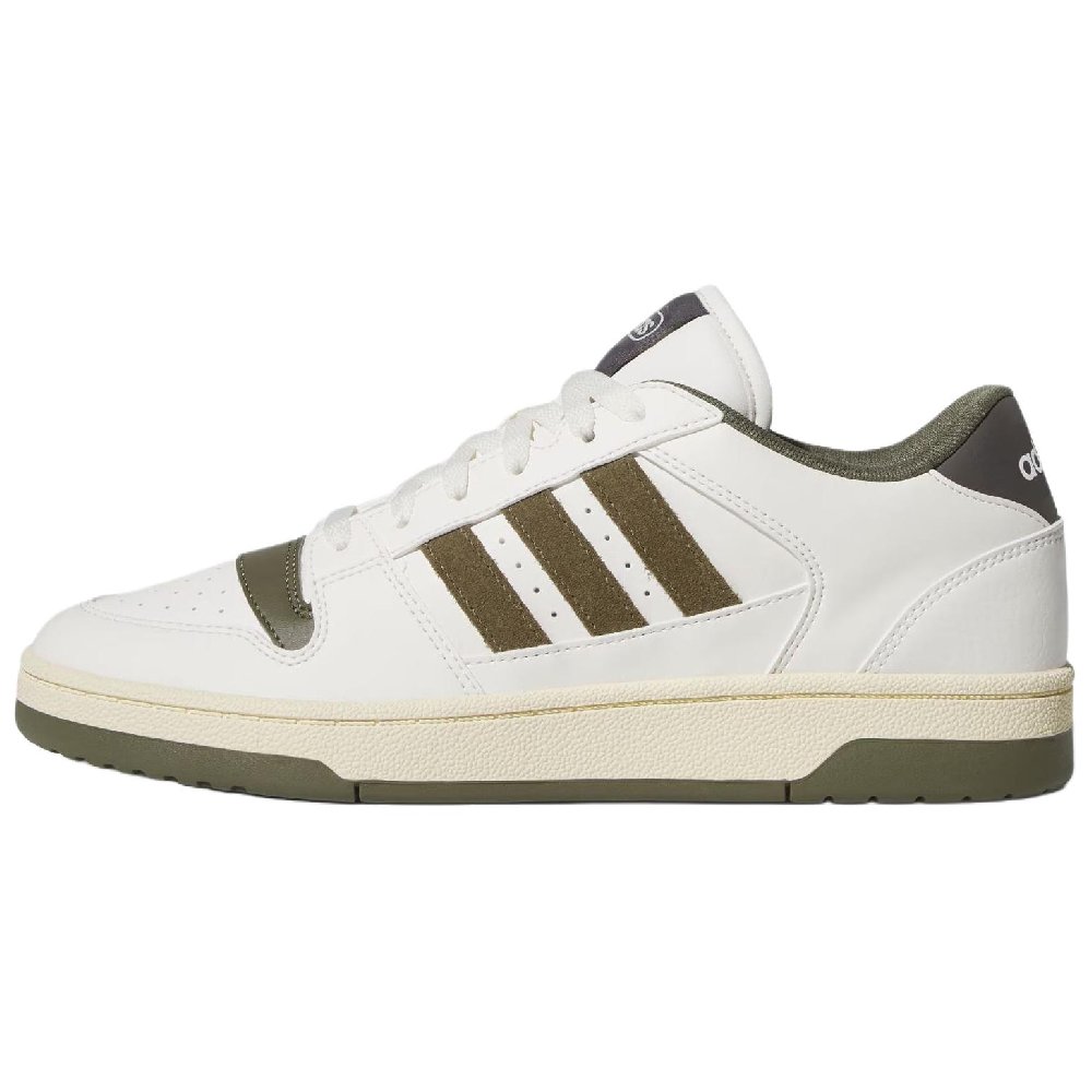 Adidas BREAK START Abrasion Resistant Low Top Skateboard Shoes Unisex White