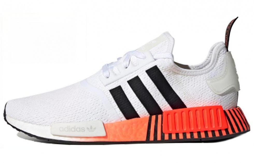 Adidas NMD_R1 'Glitch White Solar Red'