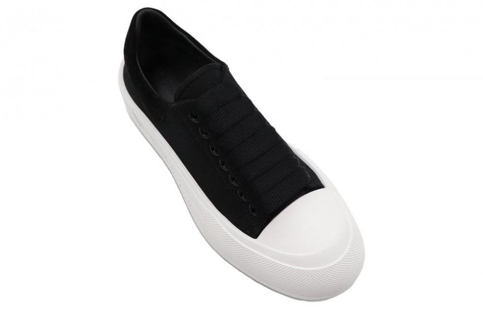 Alexander McQueen Deck Skate Plimsoll Lace Up Black Women's купить в интернет-магазине Yoocart с быстрой доставкой по России.