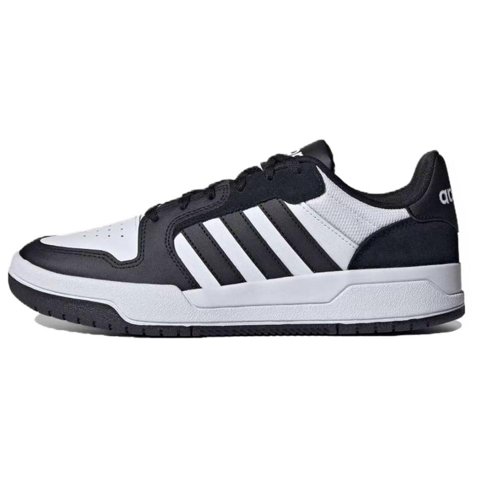 Adidas Neo Entrap Low Top Skateboard Shoes Unisex Black White