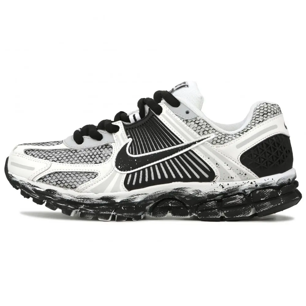Nike Air Zoom Vomero 5 Low Top Casual City Commute Running Shoes Unisex Black White
