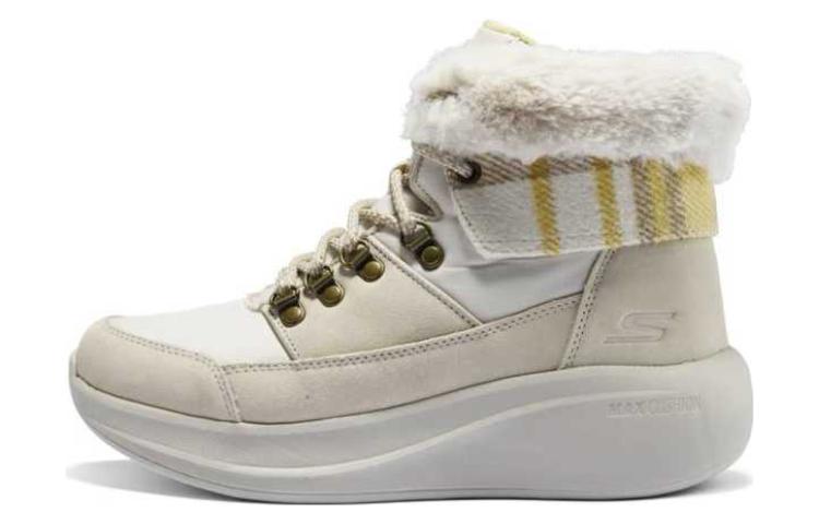 Skechers Winter Comfy Boots 'Beige White' Women's