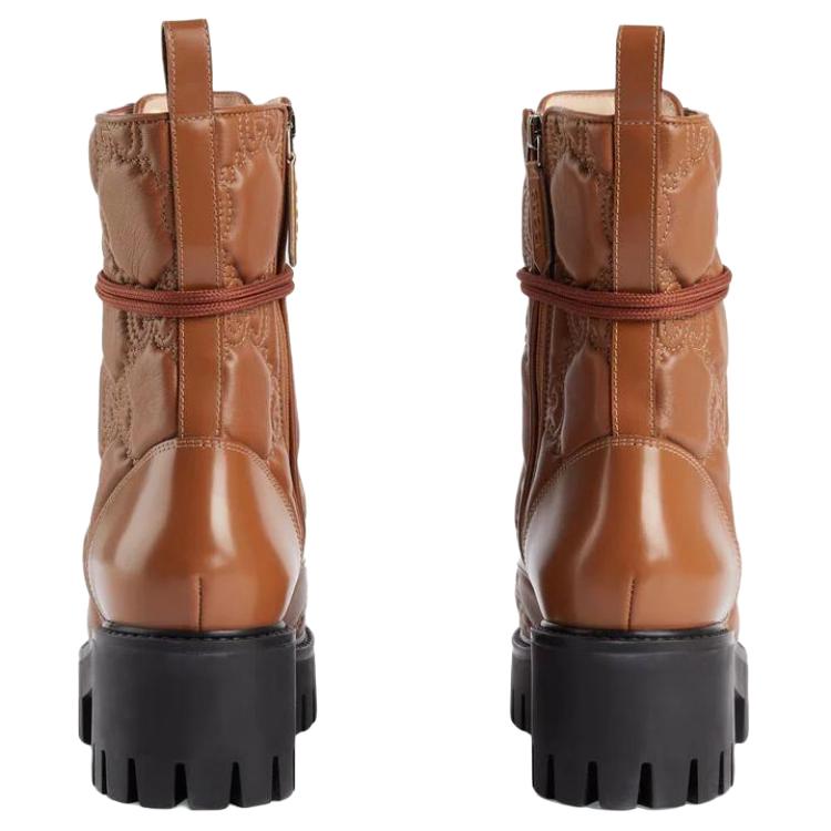 GUCCI GG Quilted Ankle Boots