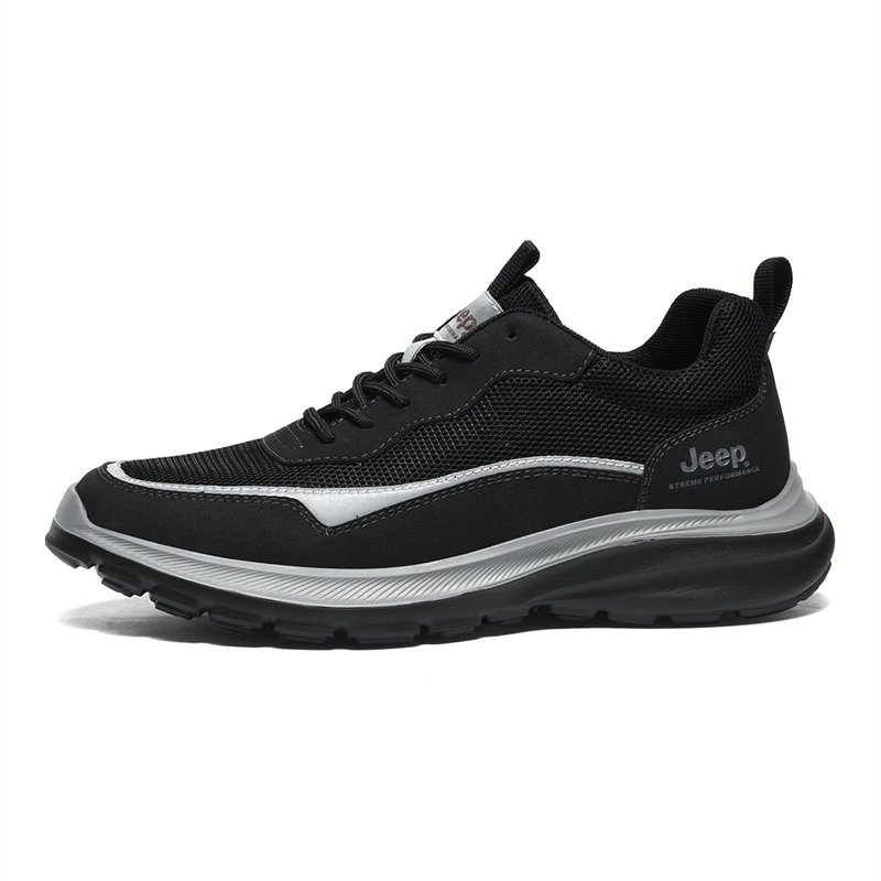 Jeep Outdoor Shoes Men Low-Top Black
