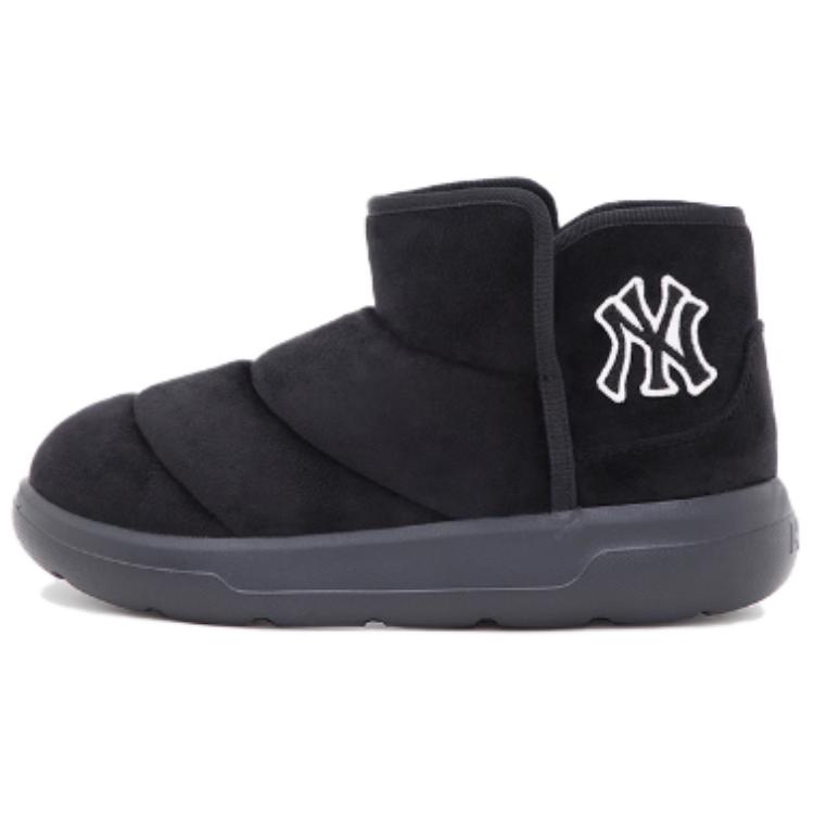 MLB New York Yankees Warm Slip Resistant Short Snow Boots Women's Black