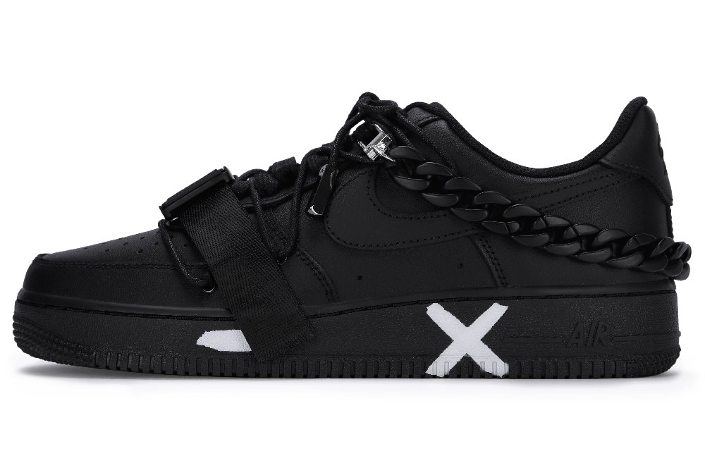 Nike Air Force 1 Low Air Force 1 Low-Top Skateboard Shoes Women's Black