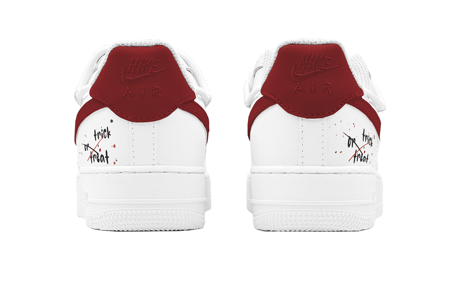 Nike Air Force 1 Anti-Slip Wear-Resistant Low-Top Skateboard Shoes Unisex White Red купить в интернет-магазине Yoocart с быстрой доставкой по России.