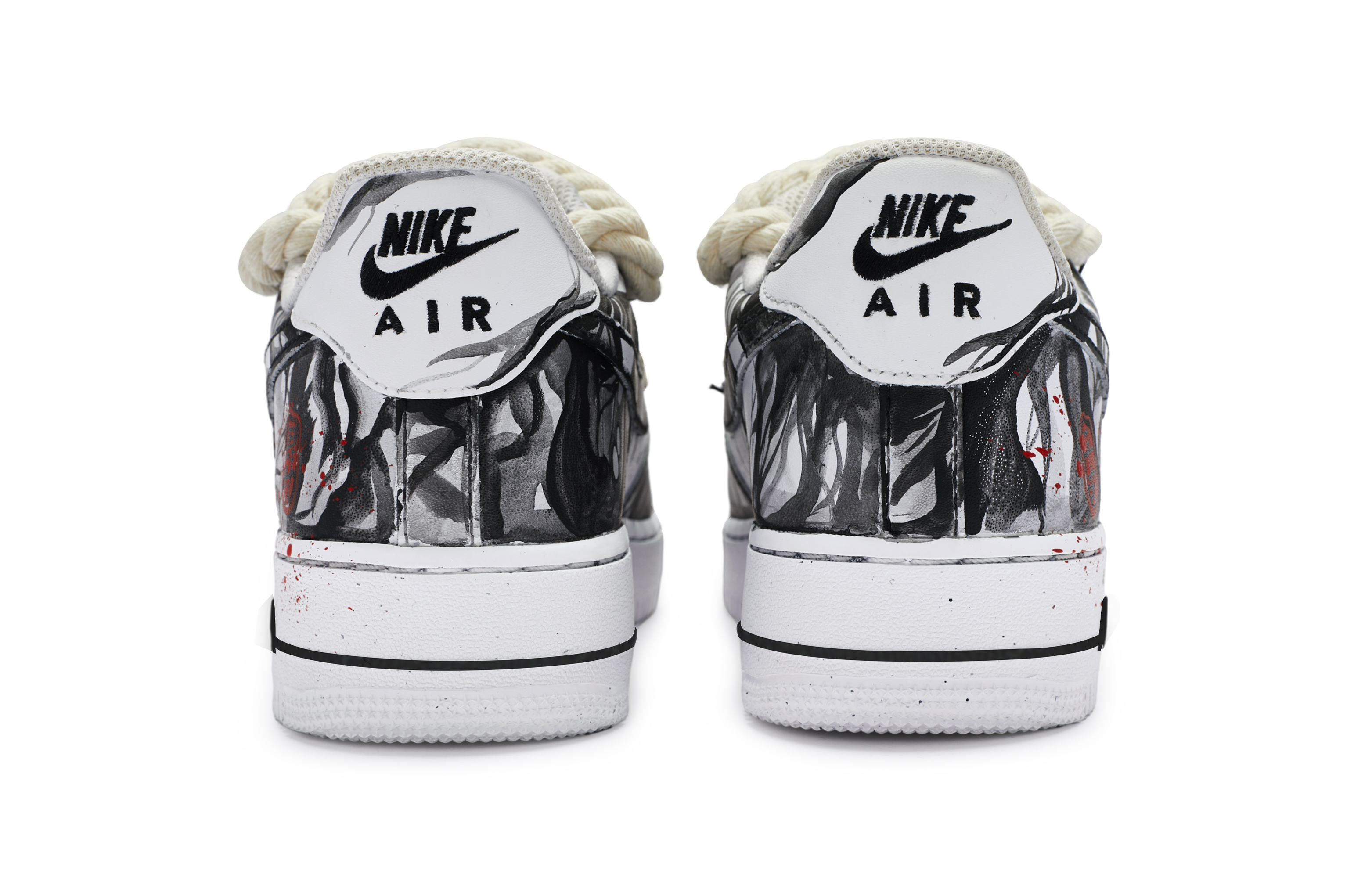 Nike Air Force 1 Low 811 Manufacturing, Four Seasons Peaceful Low Top Skateboard Shoes GS Black White Red купить в интернет-магазине Yoocart с быстрой доставкой по России.