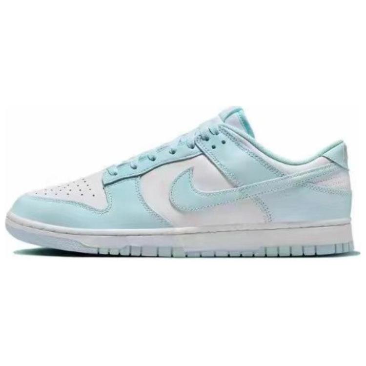 Nike Dunk Fashion Versatile Emerald Waves Endless Slip-Resistant Low-Top Skateboard Shoes Men's Blue White купить в интернет-магазине Yoocart с быстрой доставкой по России.