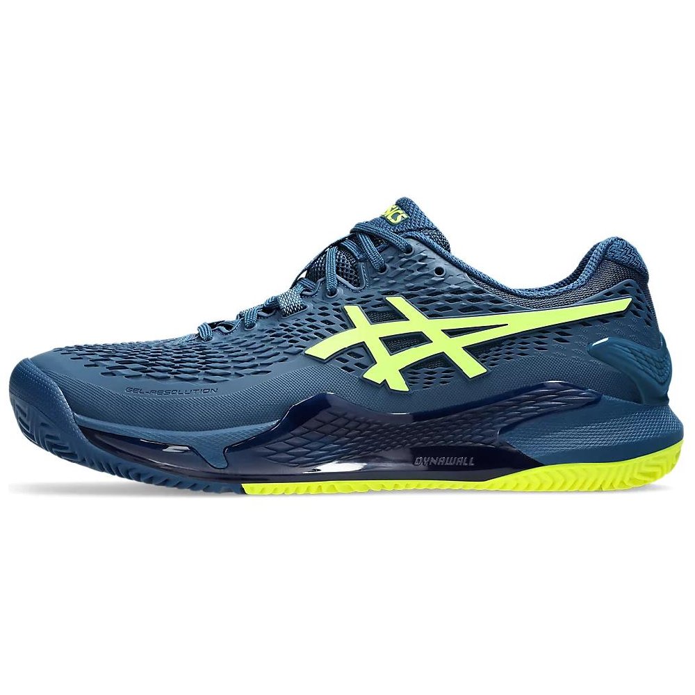 Asics Gel Resolution 9 Clay Mako Blue Safety Yellow
