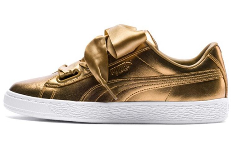 PUMA Basket Heart Luxe Retro Casual Skateboarding Shoes Women's