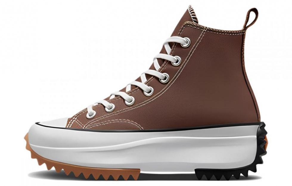 Converse Run Star Hike Platform Hi Squirrel Friend Brown