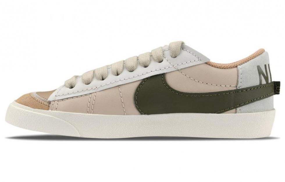 Nike Blazer Low 77 Jumbo Sanddrift Medium Olive Women's