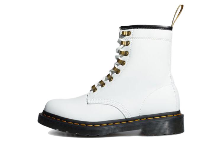Dr.Martens Short Mid-Calf Martin Boot Women's White