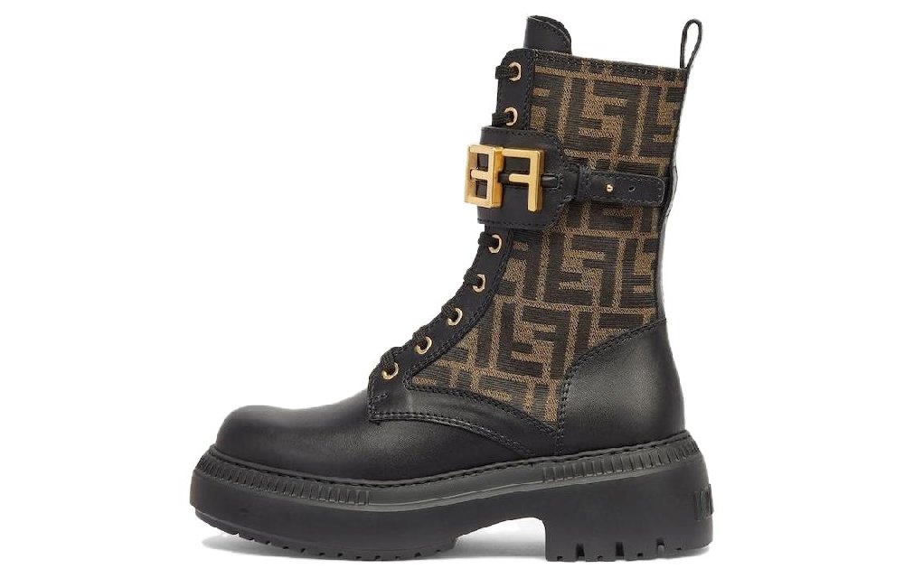 FENDI Women's FENDIgraphy Boot 'Brown FF Pattern'