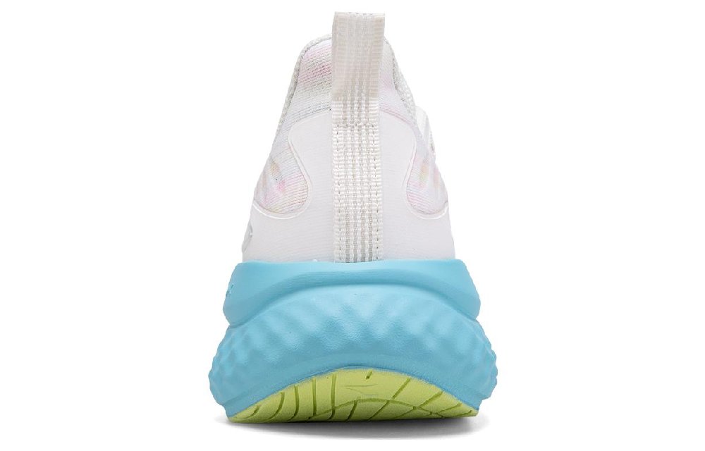 361° Slip Resistant Cushioning Abrasion Resistant Low Top Running Shoes White Blue Cyan Pink