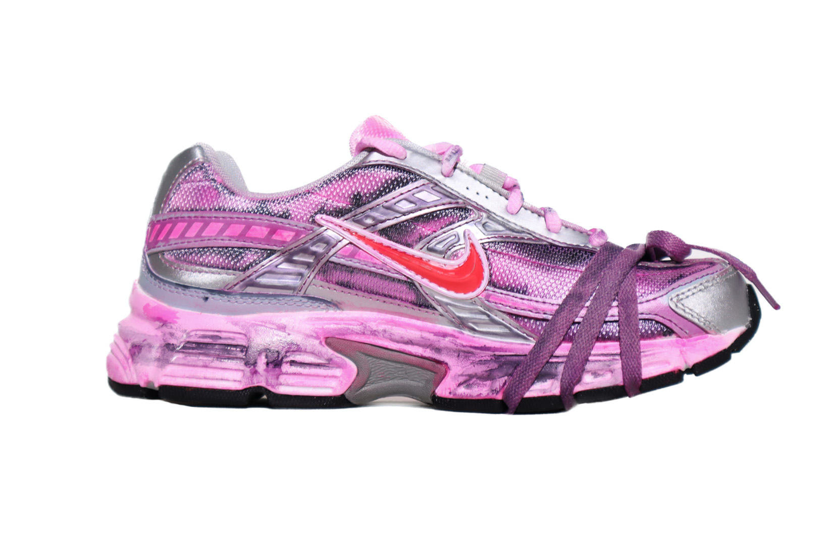 Nike Initiator Cushioned Anti-Slip Wear-Resistant Breathable Lightweight Low-Top Casual Shoes Women's Barbie Pink купить в интернет-магазине Yoocart с быстрой доставкой по России.