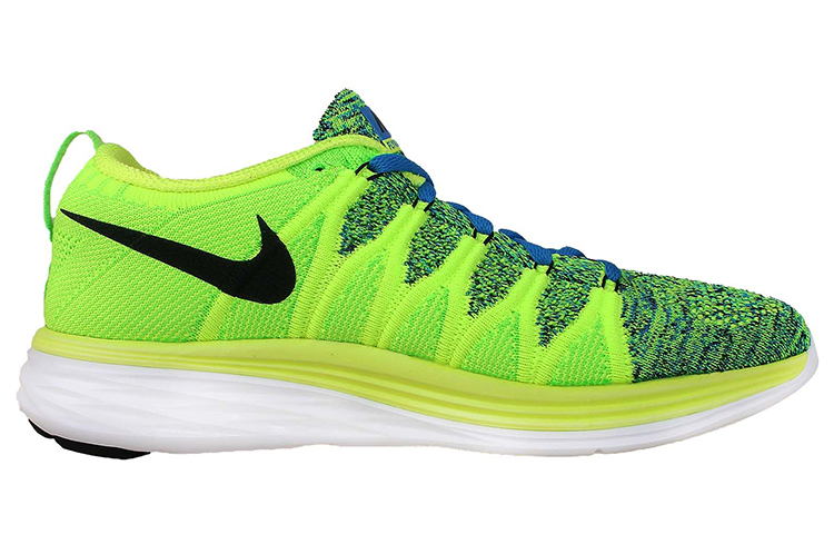 Nike Flyknit Lunar 2 Cushioning, Slip Resistant, Lightweight Low Top Running Shoes Women's Green купить в интернет-магазине Yoocart с быстрой доставкой по России.