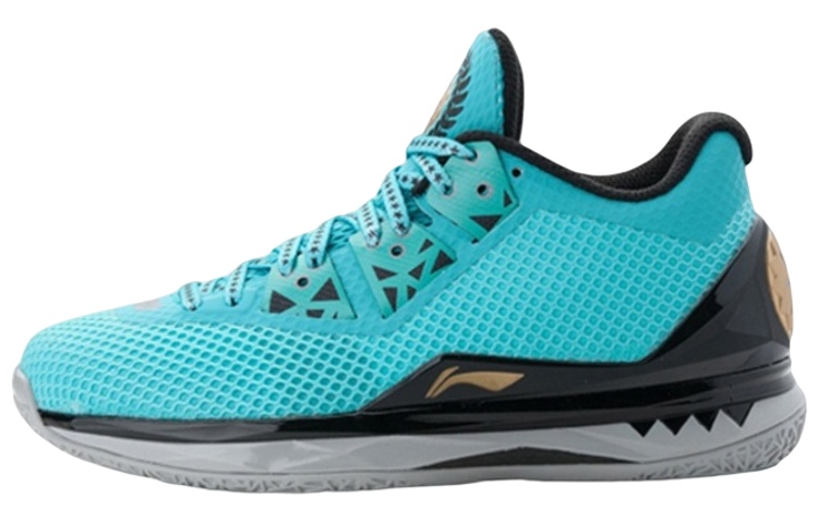 LiNing WOW 4 Non-slip Lightweight Low-Top Basketball Shoes Men's Mint Green