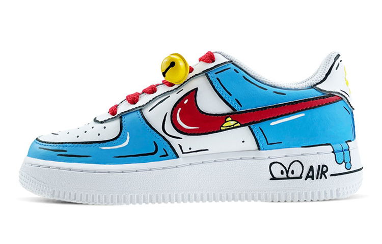 Nike Air Force 1 Low LE Low-Top Skateboard Shoes GS Red White