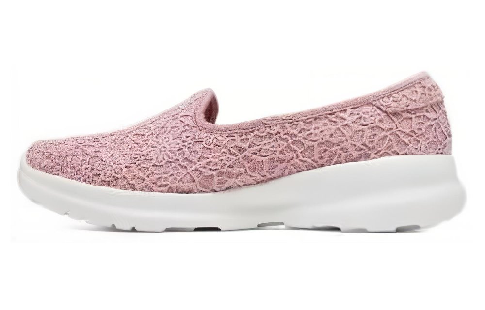 Skechers Durable Breathable Low-Top Casual Shoes Women's Pink