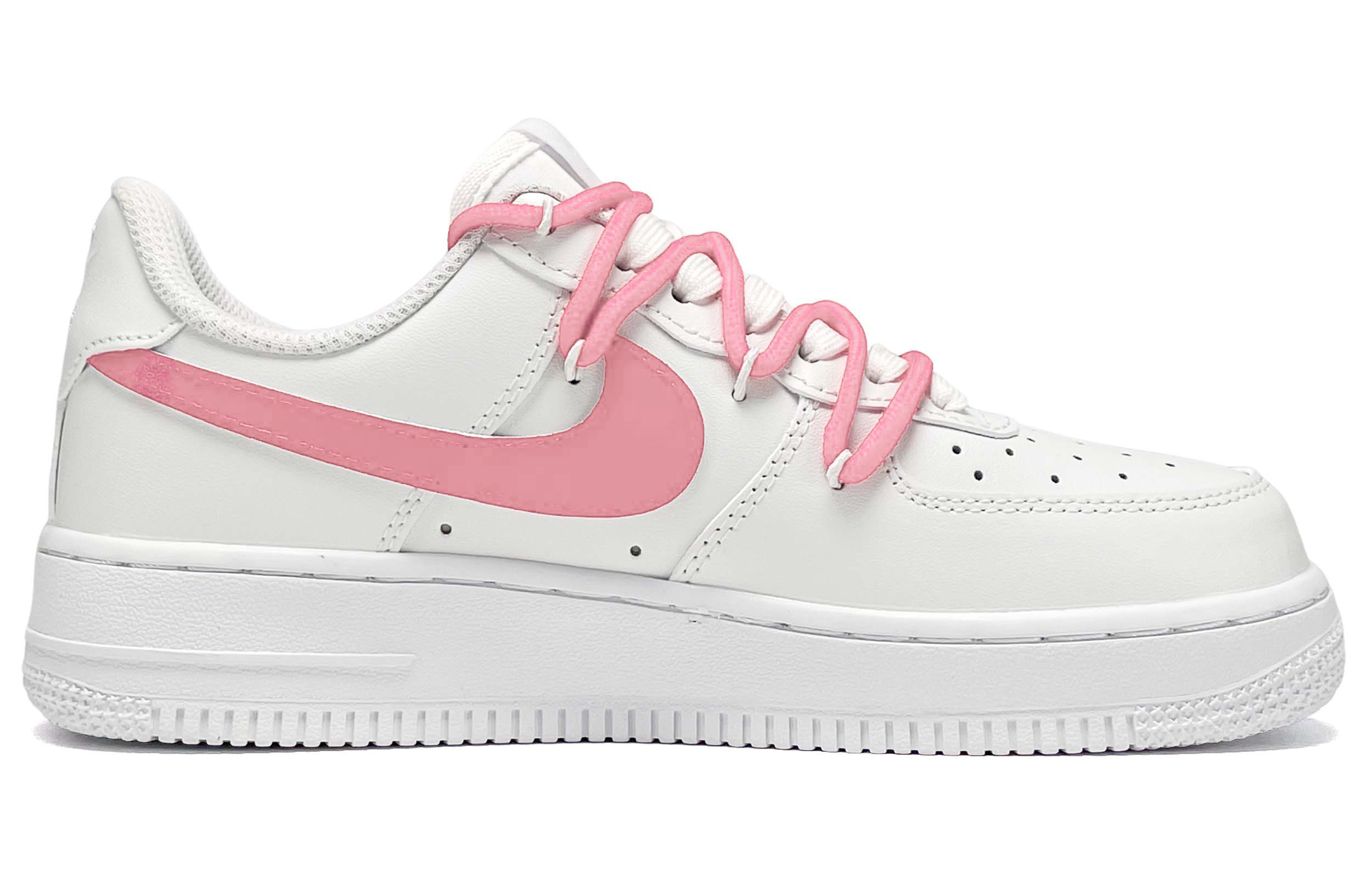 Nike Air Force 1 Slip-Resistant Low-Top Skateboard Shoes Unisex Pink White купить в интернет-магазине Yoocart с быстрой доставкой по России.
