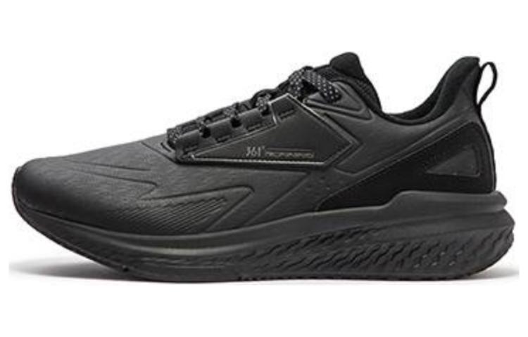 361° Cushioning, Wear Resistant Low Top Running Shoes Men's Black Gray