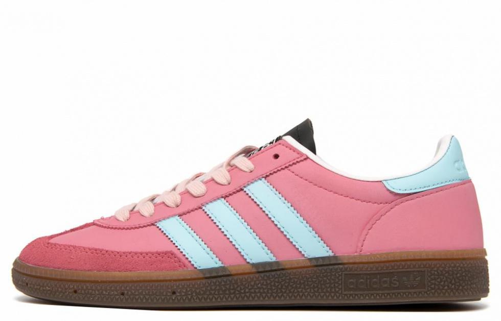 Adidas Originals Handball Spzl Skateboard Shoes Unisex Low-Top Pink/Blue