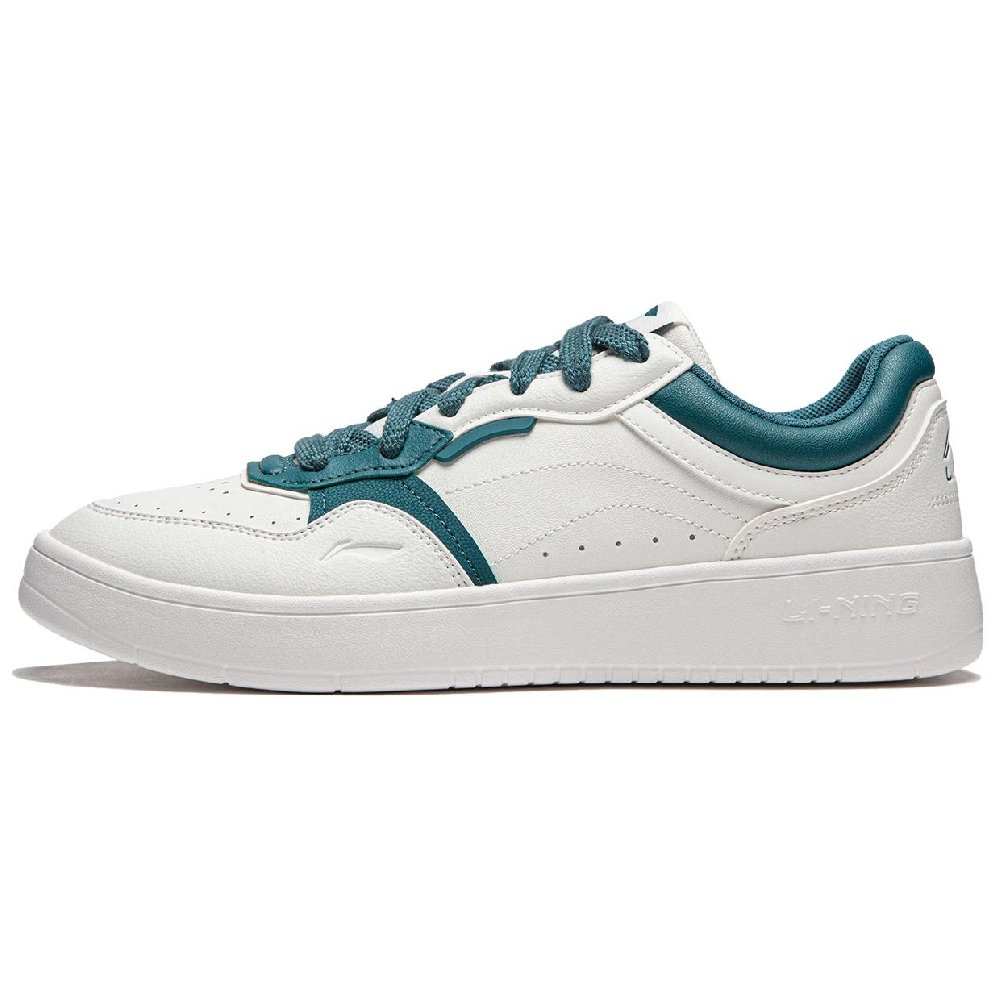 LiNing Line 2.0 At The Beginning V2 Anti-Slip Wear-Resistant Skateboard Shoes Men's White Green