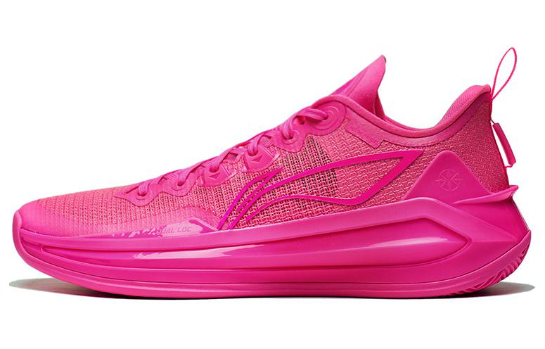LiNing Liren 3 V2 PINK Durable Breathable Low-Top Basketball Shoes Unisex Fluorescent Luminous Pink