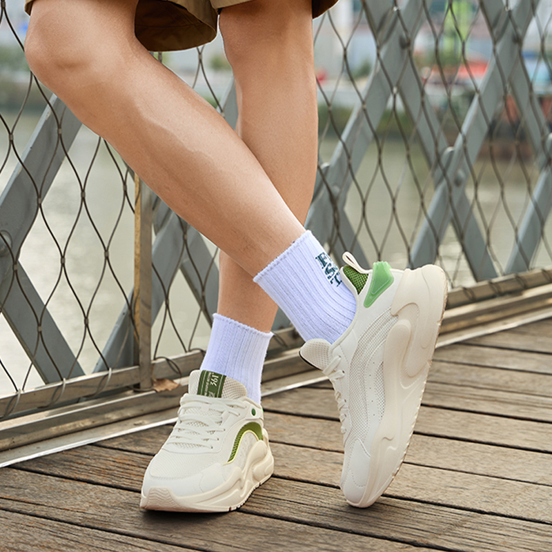 361° Yunshu 4.0 Anti Slip Wear Resistant Low Top Casual Shoes Men's White Green купить в интернет-магазине Yoocart с быстрой доставкой по России.