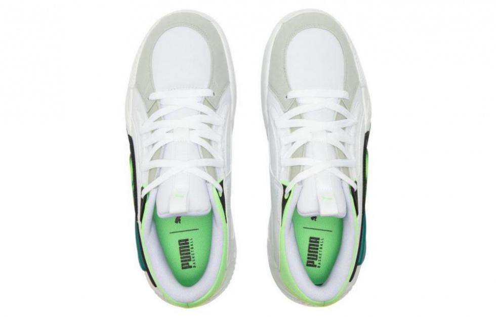 PUMA Court Rider Chaos 'Jewel White Fizzy Lime' купить в интернет-магазине Yoocart с быстрой доставкой по России.